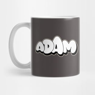 ADAM name graffiti writing bubble letters style Mug